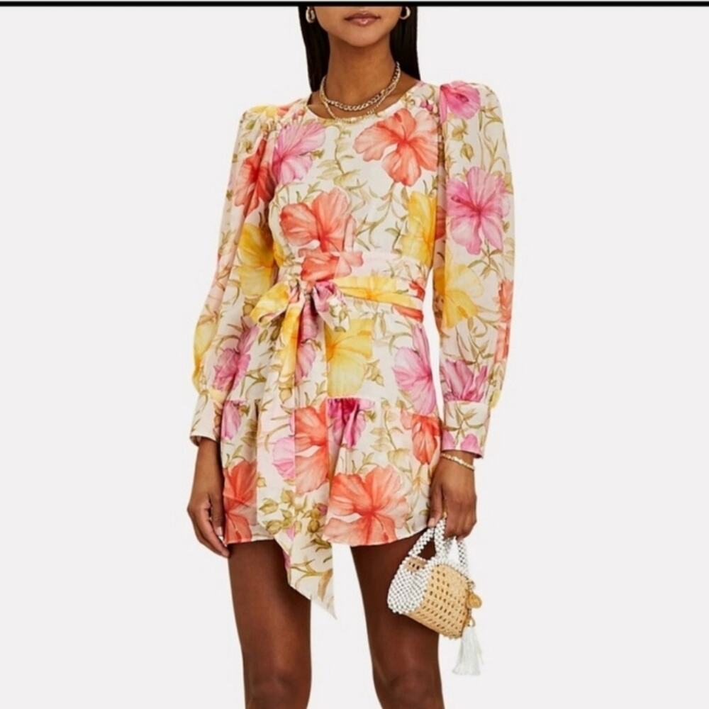 NWT LoveShackFancy Teyana Hawaiian Floral Minidress(2)